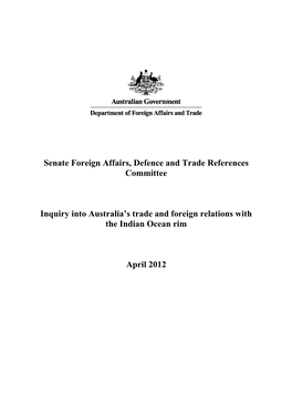 Senate Foreign Affairs, Defence and Trade References Committee