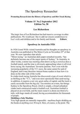 Volume 15 No.2 September 2012 Edition No