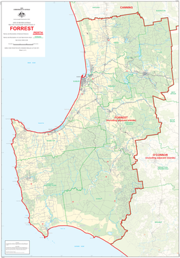 Map of the Division of Forrest