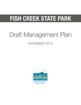 Fish Creek State Park Draft Management Plan