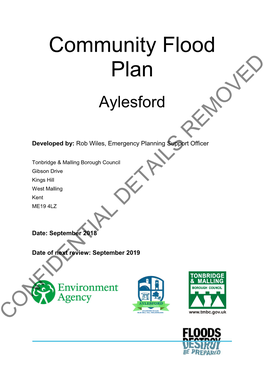 Aylesford's Flood Plan