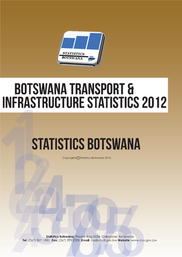 Botswana Transport & Infrastructure Statistics 2012