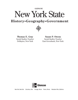 New York State History Book