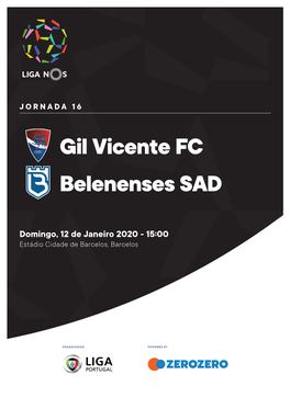 Gil Vicente FC Belenenses SAD