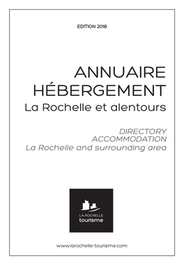 ANNUAIRE Hébergement La Rochelle Et Alentours