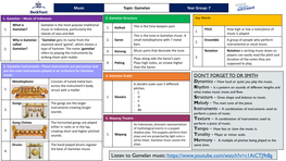 Gamelan Year Group: 7