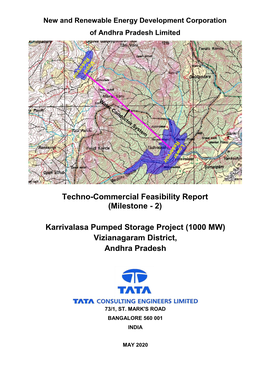 Karrivalasa Pumped Storage Project (1000 MW) Vizianagaram District, Andhra Pradesh