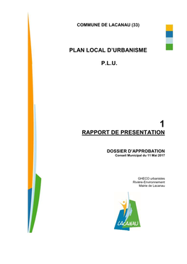 Plan Local D'urbanisme