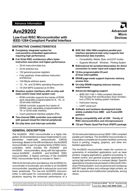 Datasheet-AMD-Am29202.Pdf