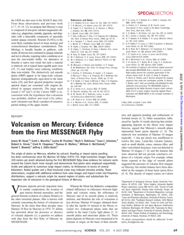 Volcanism on Mercury