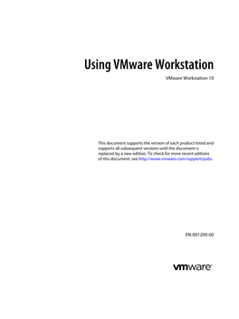 Vmware Workstation 10