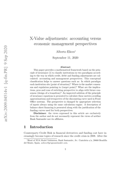 X-Value Adjustments: Accounting Versus Economic Management Perspectives