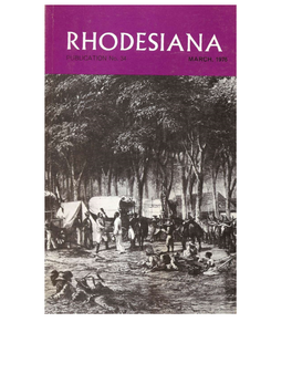 ANGLO AMERICAN CORPORATION RHODESIA Salisbury Bulawayo PIONEER HEAD