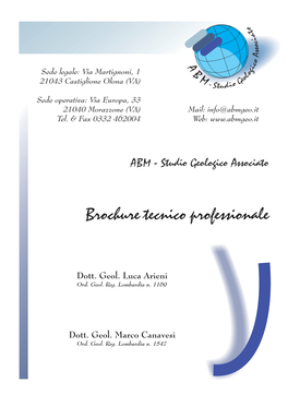 Brochure Tecnico Professionale