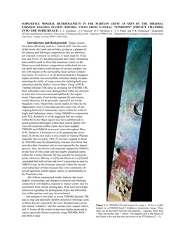 Impact Craters) Into the Subsurface