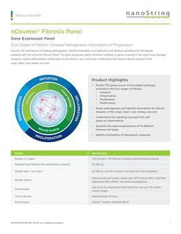 Ncounter Fibrosis Panel