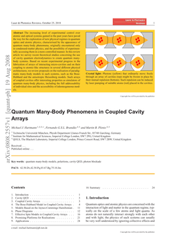 Arxiv:0808.2557V1 [Quant-Ph] 19 Aug 2008 Ulse Nie