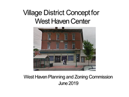 Village District Concept Powerpoint
