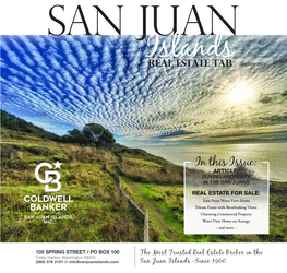 In This Issue: ARTICLE: BUYING PROPERTY in the SAN JUANS