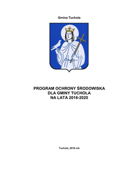 Program Ochrony Środowiska Dla Gminy Tuchola Na Lata 2016-2020