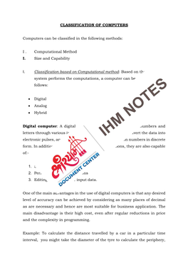 2 CLASSIFICATION of COMPUTERS.Pdf