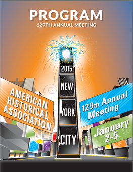 Programprogram 129Th129th Annualannual Meetingmeeting