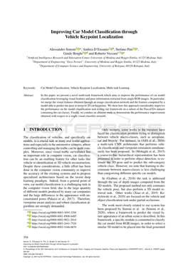 Improving Car Model Classification Through Vehicle Keypoint Localization