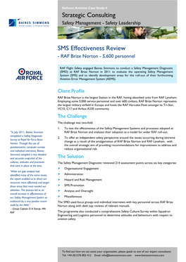 SMS Review at RAF Brize Norton