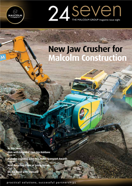 New Jaw Crusher for Malcolm Construction