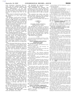 Congressional Record—House H6509