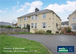 Frampton, St Athan Road Cowbridge, Vale of Glamorgan, CF71 7EQ