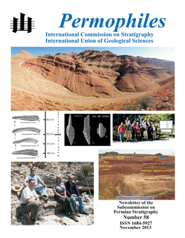 Permophiles Issue #58 November 2013 EXECUTIVE NOTES Notes from the SPS Secretary Museum of Natural History and Science, Albuquerque, New Mexico, USA, May 20-22, 2013