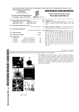 WO 2013/163758 Al 7 November 2013 (07.11.2013) P O P C T