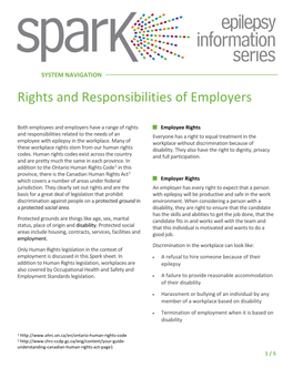 Rights and Responsibilities of Employers