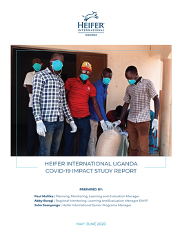 Heifer International Uganda Covid-19 Impact Study Report