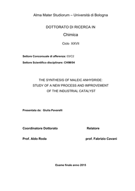 3.2 N-Butane to Maleic Anhydride