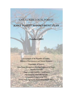 CHIULUKIRE LOCAL FOREST Management Plan