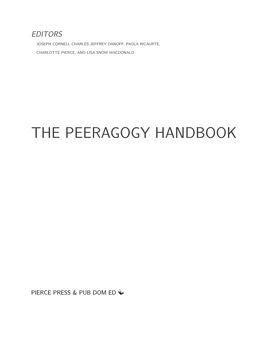 The Peeragogy Handbook