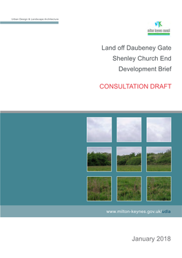 Land Off Daubeney Gate Shenley Church End Development Brief