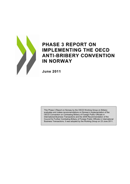 Phase 3 Report on Implementing the Oecd Anti