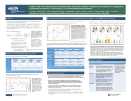 Using in Vitro Toxcast Assays to Evaluate Mechanistic Plausibility