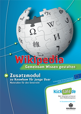 Klicksafe-Zusatzmodul "Wikipedia – Gemeinsam Wissen Gestalten"