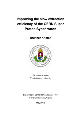Improving the Slow Extraction Efficiency of the CERN Super