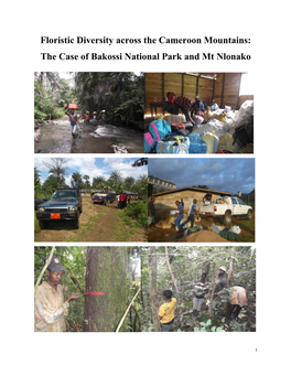 Floristic Diversity Across the Cameroon Mountains: the Case of Bakossi National Park and Mt Nlonako