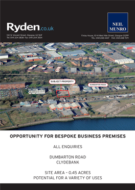 Opportunity for Bespoke Business Premises