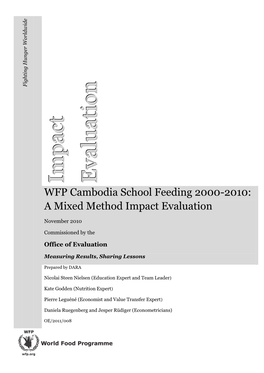WFP Cambodia School Feeding 2000-2010
