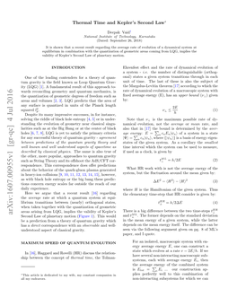 Arxiv:1607.00955V1 [Gr-Qc] 4 Jul 2016 ML Second Law of Planetary Motion (Figure 1)