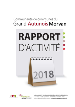 Rapport D'activité Grand Autunois