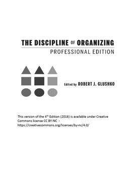 Chapter 9: the Forms of Resource Descriptions