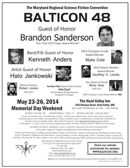 Download the Balticon 48 Flyer!